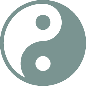 yin and yang icon for traditional chinese medicine